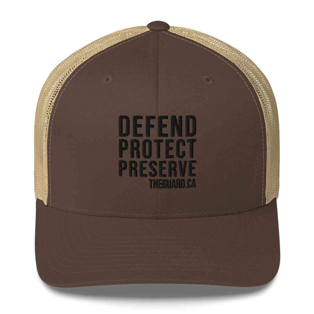 Defend. Protect. Preserve. Trucker Cap - Image 6