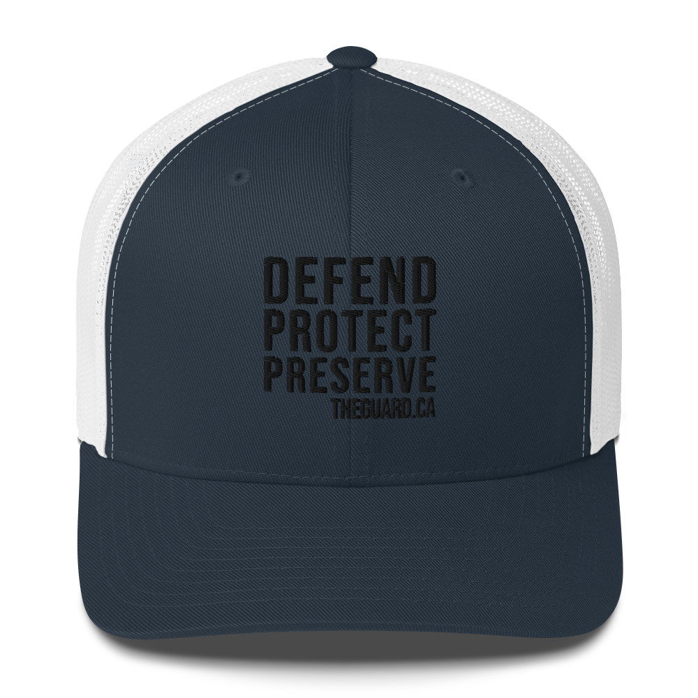 Defend. Protect. Preserve. Trucker Cap - Image 3