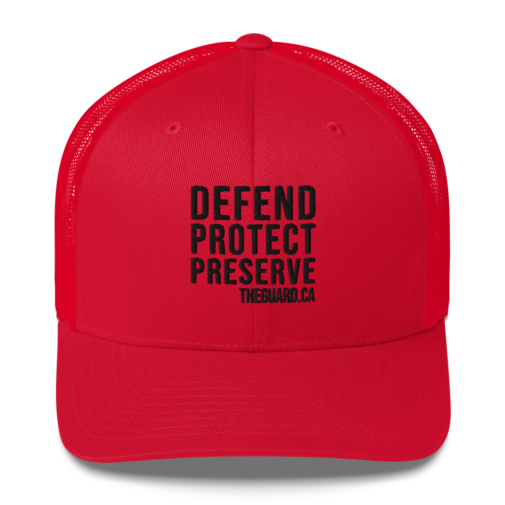 Defend. Protect. Preserve. Trucker Cap - Image 5
