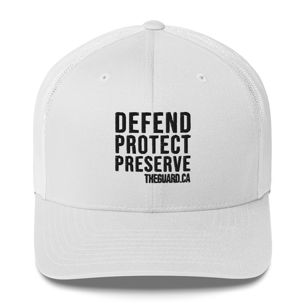 Defend. Protect. Preserve. Trucker Cap - Image 9